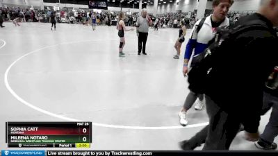 110 lbs Champ. Round 1 - Sophia Catt, Montana vs Mileena Notaro, Nebraska Wrestling Training Center