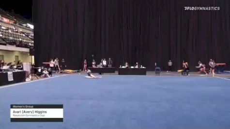 Avari (Avery) Higgins - Women's Group, Revolution Gymnastics Club - 2021 Women's Xcel Region 4 Championships