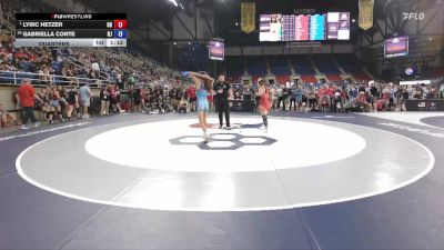 110 lbs Quarters - Lyric Hetzer, OH vs Gabriella Conte, NJ