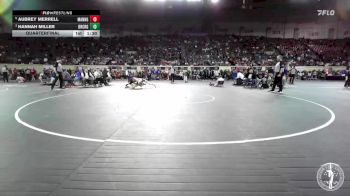 G5A-135 lbs Quarterfinal - Hannah Miller, Bridge Creek-Girls vs Aubrey Merrell, Mannford-Girls