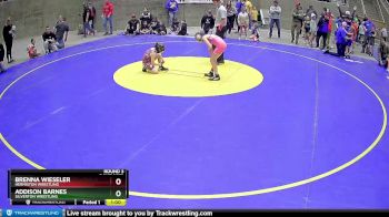 65 lbs Round 3 - Addison Barnes, Silverton Wrestling vs Brenna Wieseler, Hermiston Wrestling