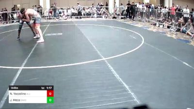 144 lbs Round Of 32 - Nico Yazzolino, All-Phase WC vs Jesse Meza, Oakdale WC