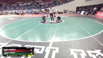 5A-157 lbs Cons. Round 1 - Sage Gorbett, Bend vs Henry Hoots, Canby