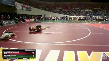 5A-144 lbs Cons. Round 1 - Colten Williams, Bend vs Beau Harvey, West Albany