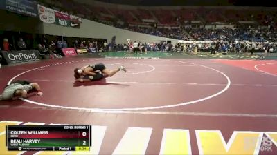 5A-144 lbs Cons. Round 1 - Colten Williams, Bend vs Beau Harvey, West Albany