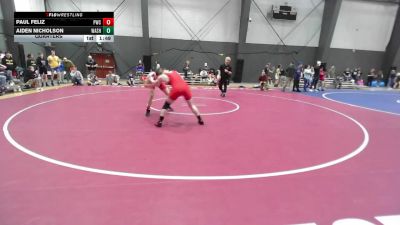 Junior FK - 150 lbs Quarters - Paul Feliz, Peninsula Wrestling Club vs Aiden Nicholson, Washington