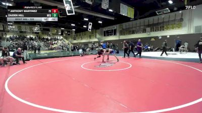 120 lbs Cons. Round 5 - Zaiden Hill, McQueen vs Anthony Martinez, Paloma Valley
