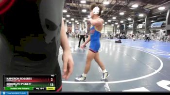 160 lbs Rd# 3 12:00pm Friday - Mario Hutcherson, Gotcha vs Macklin Penner, Iowa Black