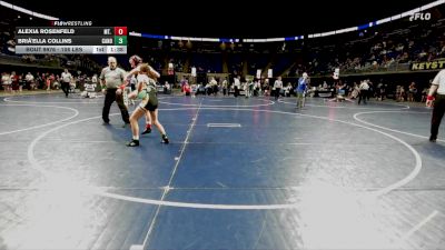 108 lbs Semifinal - Alexia Rosenfeld, Mt. Lebanon vs Briâ'Ella Collins, Canon-McMillan