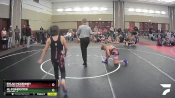 112 lbs Round 3 (6 Team) - Rylan McKenney, Backyard Brawlers vs MJ Poindexter, Ares Red