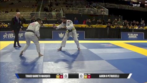 Aaron R Petruccelli vs Thiago Barreto Marques 2025 Pan Jiu Jitsu IBJJF Championship