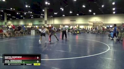 145 lbs Round 1 (6 Team) - Gavyn Morphew, Iowa Hawks vs Saul Hernandez, Indiana Smackdown Black