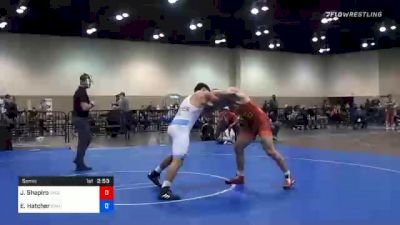 86 kg Semifinal - Joel Shapiro, Cyclone RTC C-RTC vs Ethan Hatcher, Spartan Combat RTC