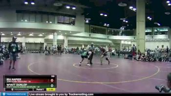 195 lbs Round 8 (10 Team) - Wyatt Dunlop, North Dakota Border Brawlers vs Ira Napier, John Glenn Wrestling