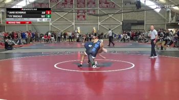 141 lbs Semifinal - Ty Trickle, Trinity (CT) vs Jake Eckerle, Johnson & Wales (RI)