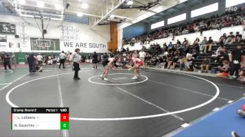 138 lbs Champ. Round 2 - Luke Lobsenz, Redondo Union vs Nikita Sipachev, Laguna Hills