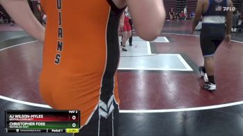 JV-18 lbs Cons. Semi - Aj Wilson-Myles, Benton Community vs Christopher Foss, Waterloo East