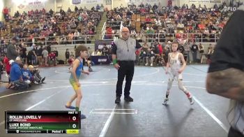 65 lbs Quarterfinal - Rollin Lovell V, CP Wrestling vs Luke Bond, Clyde Amatuer Wrestling