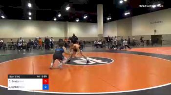 70 kg Consolation - Connor Brady, Southeast RTC, Inc vs Justin McCoy, Cavalier Wrestling Club