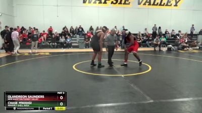 28 lbs Round 3 - Olandreon Saunders, New Hampton/Turkey Valley vs Chase Mwangi, Waverly-Shell Rock