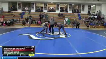 222 lbs Cons. Round 2 - Cornelius Drake, Montgomery Catholic Prep School vs Christopher Crenshaw, Brewbaker Tech