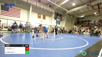 130 lbs Quarterfinal - Taegan Austin, Sperry Wrestling Club vs Aiden Mehring, Piedmont