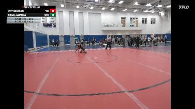 125 lbs Champ. Round 2 - Ophelia Lee, Phillips Academy vs Camilla Pola, Woodbridge Senior