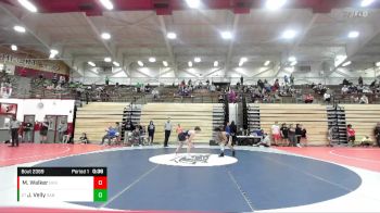 126 lbs Cons. Round 2 - John Velly, Perry Meridian vs Myer Walker, Brownsburg High School