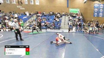 73 lbs Cons. Round 3 - Jed Williams, Olympus Jr. High vs Oliver Wight, Westlake