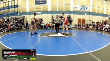 190 lbs Champ Round 1 (16 Team) - Trey Dunning, Mishawaka vs Brady Long, DeKalb