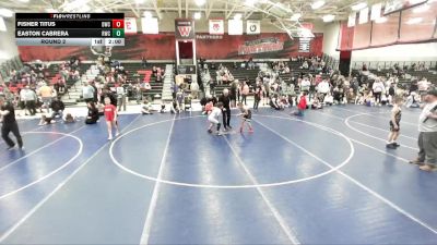 71-78 lbs Round 2 - Easton Cabrera, Roy Wrestling Club vs Fisher Titus, Defiant Wrestling Club