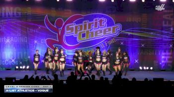 A-List Athletics - Vogue [2026 L4 Senior Coed Day 1] 2026 Spirit Cheer Grand Nationals