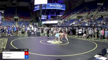 132 lbs Rnd Of 16 - Noah Nininger, Virginia vs Matthew Lopes, New Jersey