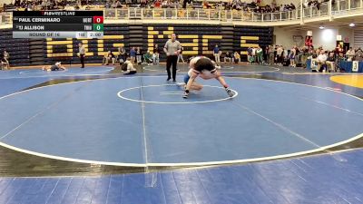 139 lbs Round Of 16 - Paul Cerminaro, North Hills vs TJ Allison, Trinity