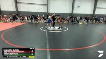 120 lbs Cons. Round 3 - Harrison Suzara, South West Washington Wrestling Club vs Hunter Duncan, Ascend Wrestling Academy