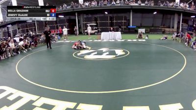 105 lbs Bella Graziani, Ohio Scarlet vs Jenevy Olalde, North Carolina