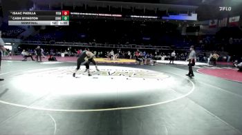 157 lbs Semifinal - Isaac Padilla, Pitman vs Cash Byington, Sonora