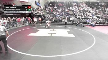 5A 175 lbs Cons. Round 3 - Kingston O`bannon, Salem Hills vs Isaac Liechty, Bountiful