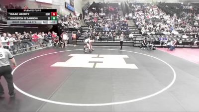 5A 175 lbs Cons. Round 3 - Kingston O`bannon, Salem Hills vs Isaac Liechty, Bountiful