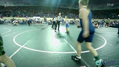 100 lbs Consi Of 16 #2 - Zoey Benn, Smith Wrestling Academy vs Samual Rodriguez, OKC Saints Wrestling