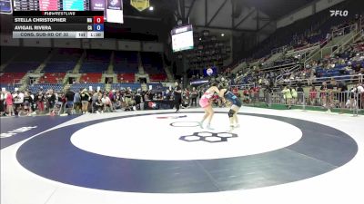 155 lbs Cons. Sub-rd Of 32 - Stella Christopher, MA vs Avigail Rivera, CA