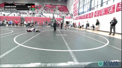 55 lbs Semifinal - Caden Sloan, Morrison Takedown Club vs Nolan Elwell, Tuttle Wrestling