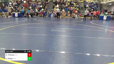 96 lbs Semifinal - Harper Thomas, West Allegheny vs Kataleen Wilder, Steel Valley Renegades