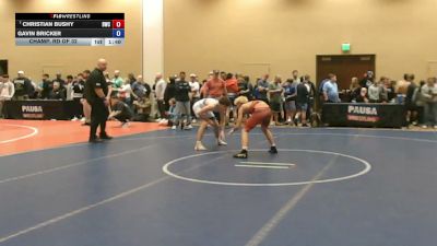 126 lbs Champ. Rd Of 32 - Christian Bushy, Blairstown Wrestling Club vs Gavin Bricker