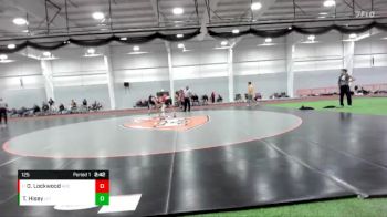 125 lbs Cons. Round 4 - Daven Lockwood, Rochester University vs Trevor Hisey, Unattached - Indiana Tech