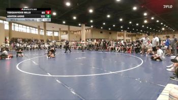 113 lbs Quarters & 3rd Wb (32 Team) - Ashton Akins, The Colliseum Training Center vs Teequavious Mills, Morris Fitness Dynasty