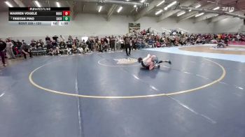 120 lbs Champ. Round 2 - Tristan Pino, Sand Creek vs Warren Vogele, Roosevelt