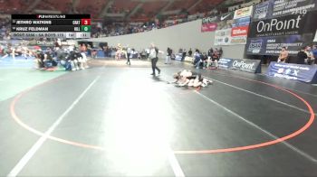 5A Boys 175 lbs Cons. Round 2 - Jethro Watkins, Crater Boys vs Kruz Feldman, Hillsboro Boys