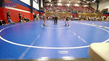 76 lbs Rr Rnd 5 - Eli Hammer, Wagoner Takedown Club vs Laken Pack, Vian Wrestling Club