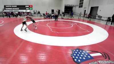 67 lbs Cons. Semis - Austin Haure, Monona Grove/McFarland Wrestling Club vs Gunner Schultz, Wisconsin